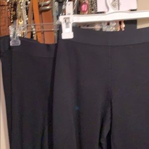 Bundle of J.Crew black ponte pants .